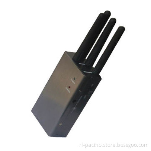 Handheld 4-band GPS and Cell Phone Jammer, Built-in Battery